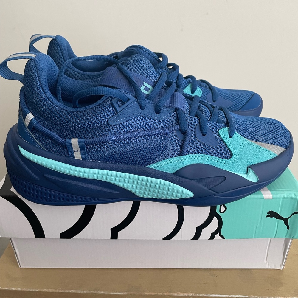 Joe Cole Puma RS Dreamer Blue Sneakers with Mesh Design and Formstrip